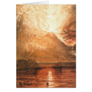 Vesuvius få utbrott hälsningskort