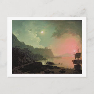 Vesuvius från Posillipo, c.1788 (olja på panelen) Vykort