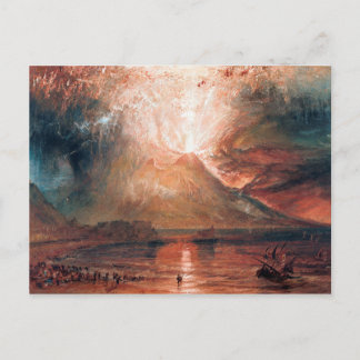 Vesuvius in Eruption by J. M. W. Turner (1820) Vykort