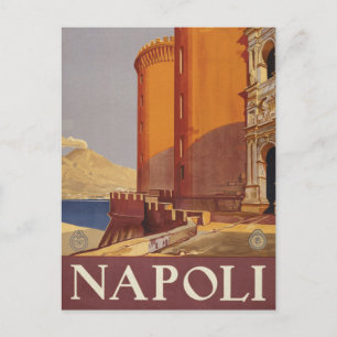 Vesuvius reseposter och Neapelbukten Vykort