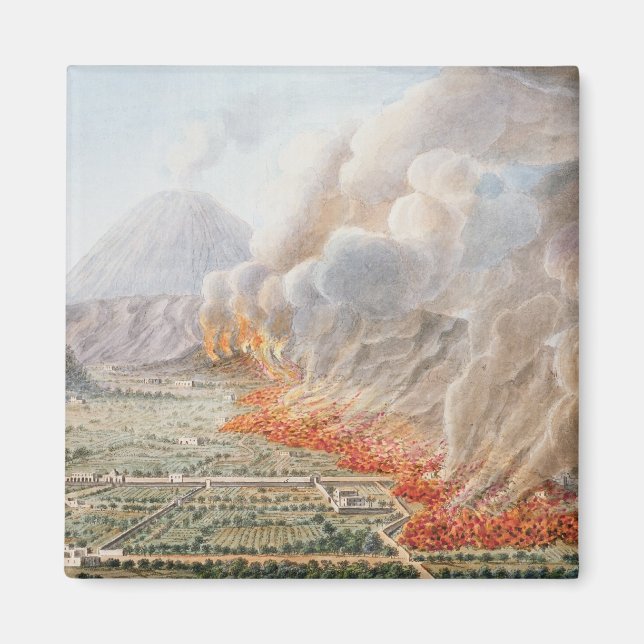 Vesuvius utbrott som inleddes den magnet (Framsidan)