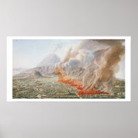 Vesuvius utbrott som inleddes den