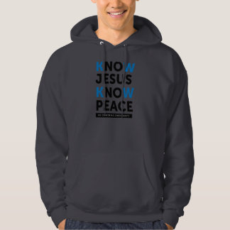 Vet att Jesus vet fred, ingen censur Hoodie