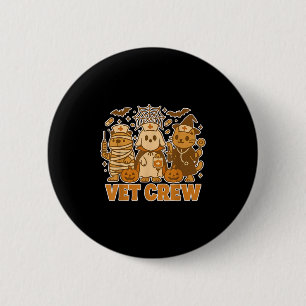 Vet Crew Halloween Costume Hund Cat Capybara Pet T Knapp