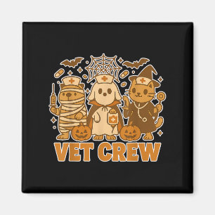 Vet Crew Halloween Costume Hund Cat Capybara Pet T Magnet