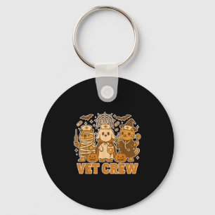 Vet Crew Halloween Costume Hund Cat Capybara Pet T Nyckelring