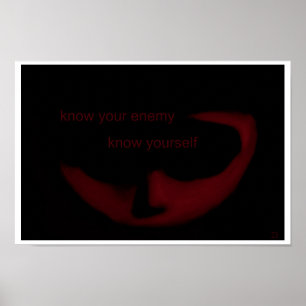 Vet din fiende, vet sig Yourself Poster
