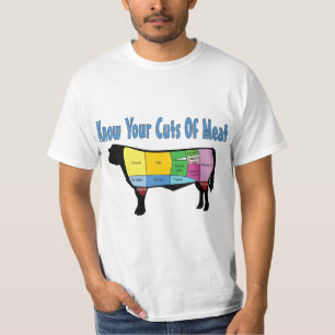 Vet dina snitt av kött t-shirt