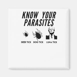Vet dina unisex- parasit - Anti trumfT-tröja - Magnet