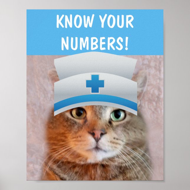 VET DITT NUMBERS Nurse Rupie Poster (Framsidan)
