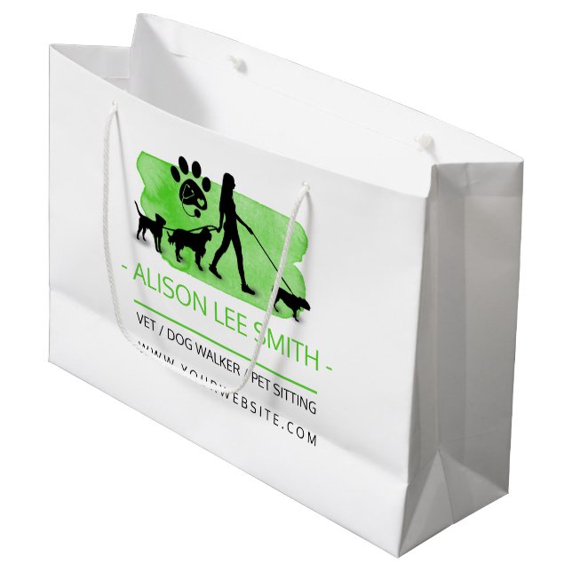 Vet / Dog walker / Djuromsorga Sitta Large Gift Ba (Framsidan Vinklad)