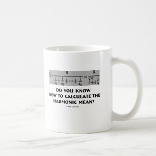 Vet du hur man beräknar den harmoniska elaket? kaffemugg