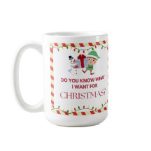 "Vet du vad jag vill ha till jul?"