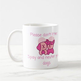 Vet Humor: Stryk inte, Spay och Neuter Kaffemugg