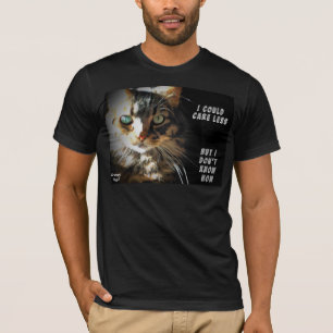 Vet inte hur man att bry sig mindre katt Meme T Shirt