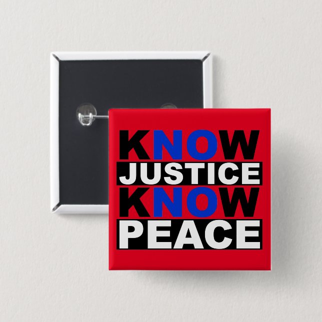 VET JUSTICE KNOW FRED KNAPP (Framsida & baksida)
