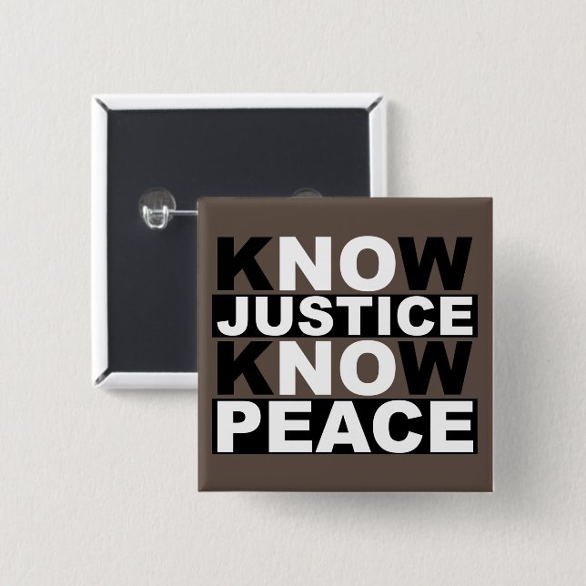 VET JUSTICE KNOW FRED KNAPP (Framsida & baksida)