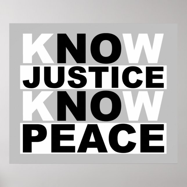 VET JUSTICE KNOW FRED POSTER (Framsidan)