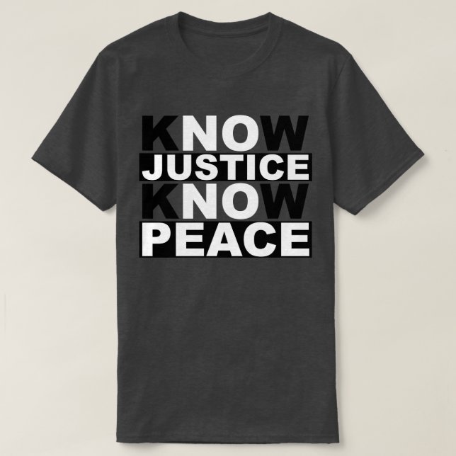 VET JUSTICE KNOW FRED T SHIRT (Design framsida)