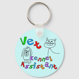 Vet Kennel Assistant T-Shirts and Gifts Nyckelring