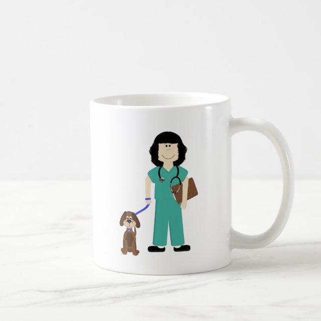 Vet med hunden kaffemugg (Höger)