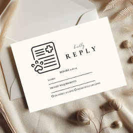 Vet Med Paw Syringe Graduation Party OSA Kort