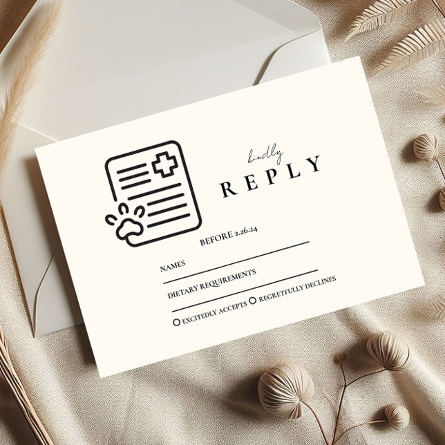 Vet Med Paw Syringe Graduation Party OSA Kort (Skapare uppladdad)