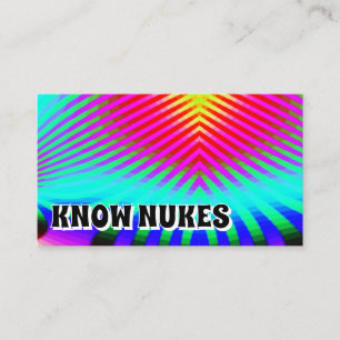 VET NUKES (du kan ändra ord) Visitkort