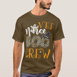 VET Nurse Boo Crew Spooky Halloween Boo Ghost Cost T Shirt