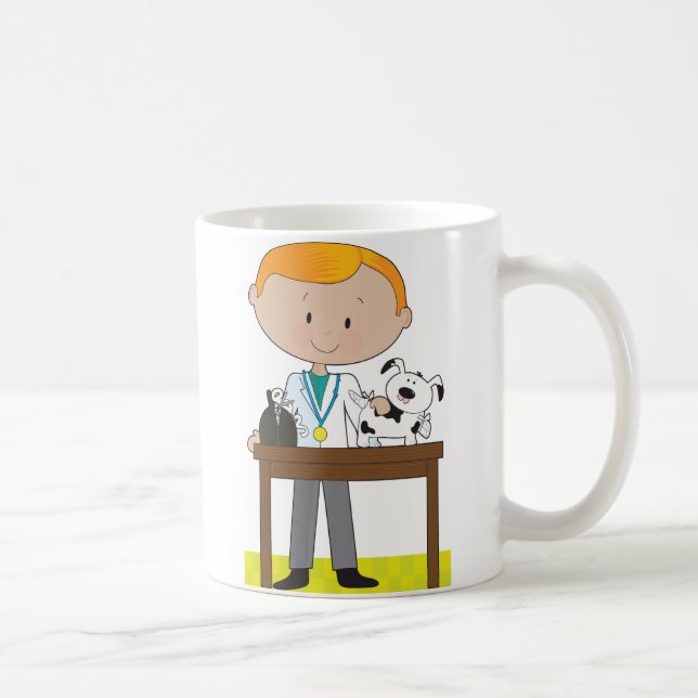 Vet och hund kaffemugg (Höger)