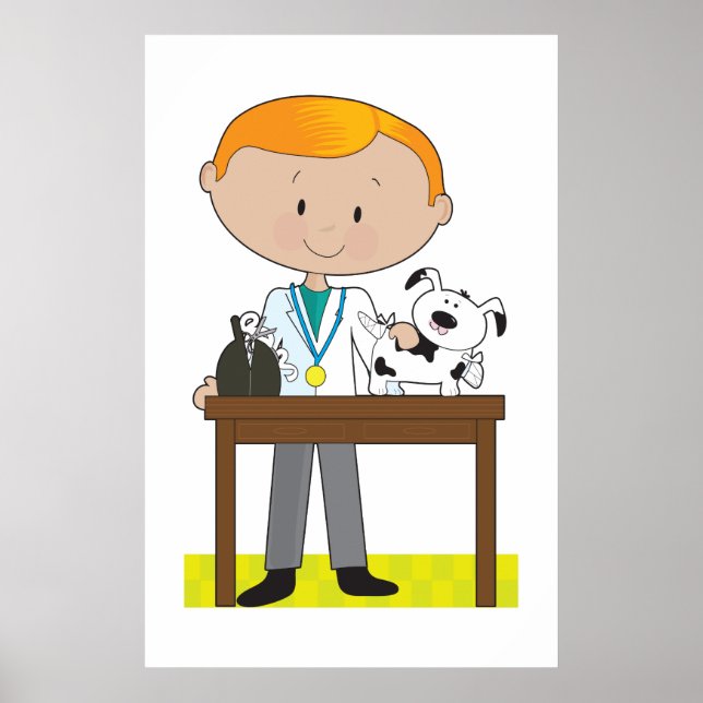 Vet och Hund Poster (Framsidan)