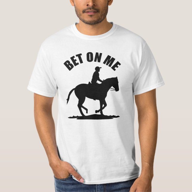 Vet på mig - Galoppsport T Shirt (Framsida)