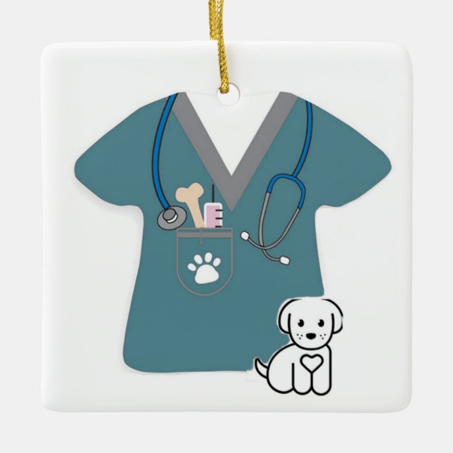 Vet SCrub ornament (Framsida)