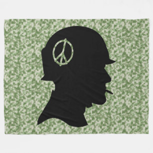 Vet Silhouette Camo Fleecefilt