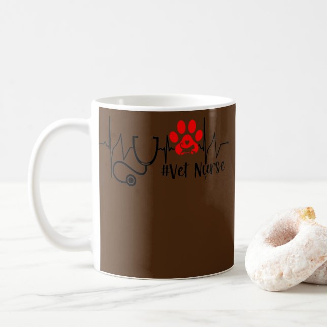Vet sjuksköterskesjukhussjuksköterskas sjuksköters kaffemugg (Med munk)