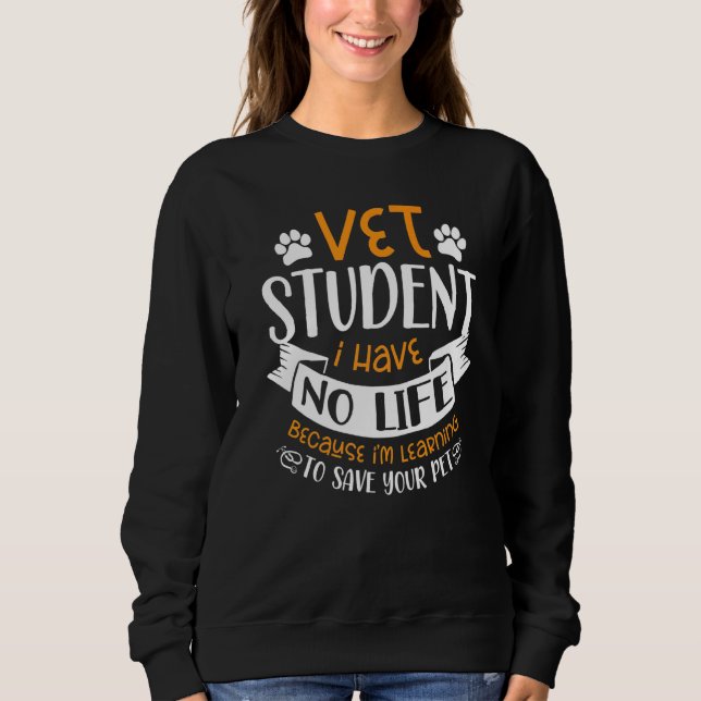 Vet Student Future Veterinarian Veterinary Animal T Shirt (Framsida)