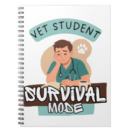 Vet Student Survival Mode – Vet Student Design Anteckningsbok
