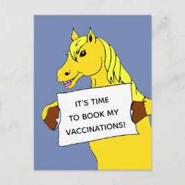 Vet Surgery Horse Vaccination Reminder Vykort