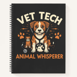 Vet Tech Animal Whisperer Cute Puppy Stethoscope