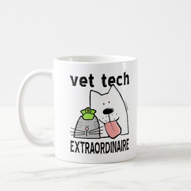 Vet Tech Extraordinaire Kaffemugg (Vänster)
