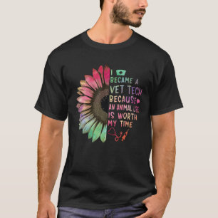 Vet Tech för ett djurliv värt min tid Vete T Shirt