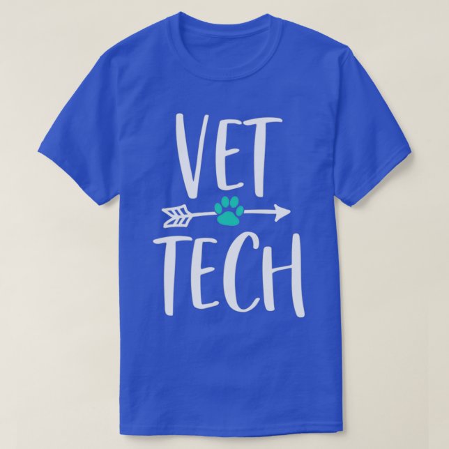 Vet Tech Gift for Veterinarian Studenten T Shirt (Design framsida)