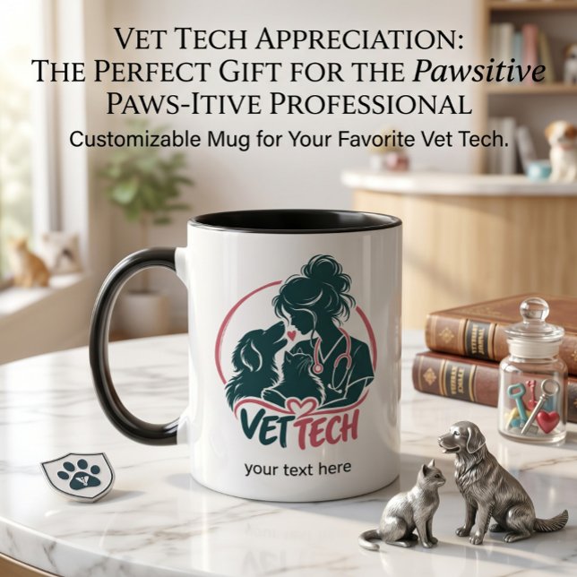 Vet Tech Kärleksmugg Mugg (Skapare uppladdad)