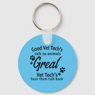 Vet Tech Keychain Gift Nyckelring