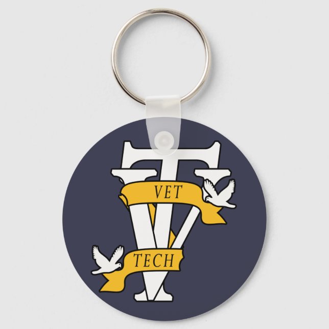 VET TECH KEYCHAIN NYCKELRING (Framsida)