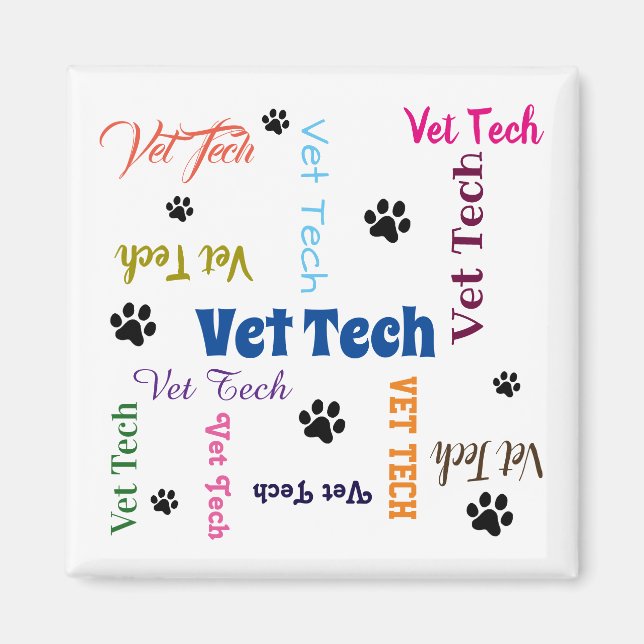 Vet Tech Magnet (Framsidan)