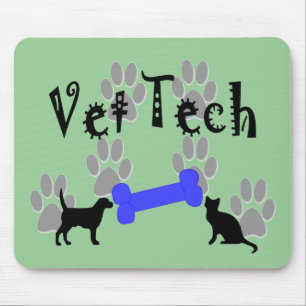 Vet TECH med hundben Musmatta