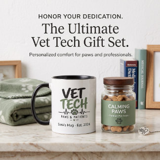Vet Tech Paws & Patients Mugg