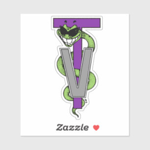 Vet Tech roligt asclepius "Grönt Weenie" Sticker Klistermärken