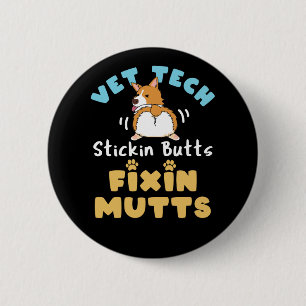 Vet Tech Stickin Butts and Fixin Mutts Knapp